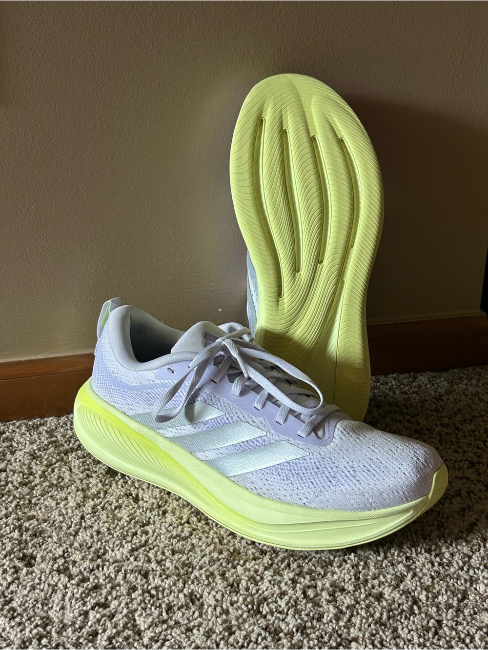 adidas Response Pace Running Shoes Frozen purple women's size 11